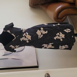 Banana Republic silk wrap dress